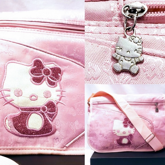 Hello Kitty Nylon Laptop Messenger bag🦄💋 - Picture 2 of 7